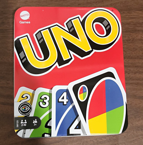 Mattel uno card game tin - uno,